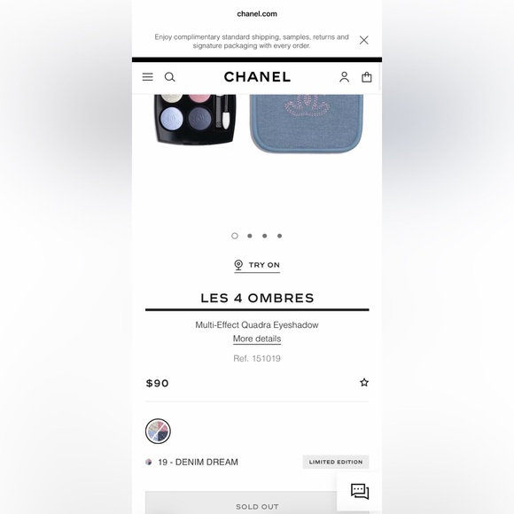 Chanel February 2026-limited edition denim dream palette - Picture 5 of 8